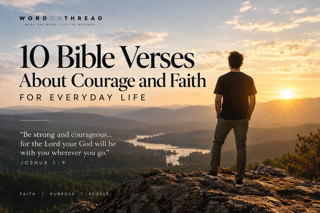 10 Bible Verses About Courage and Faith for Everyday Life