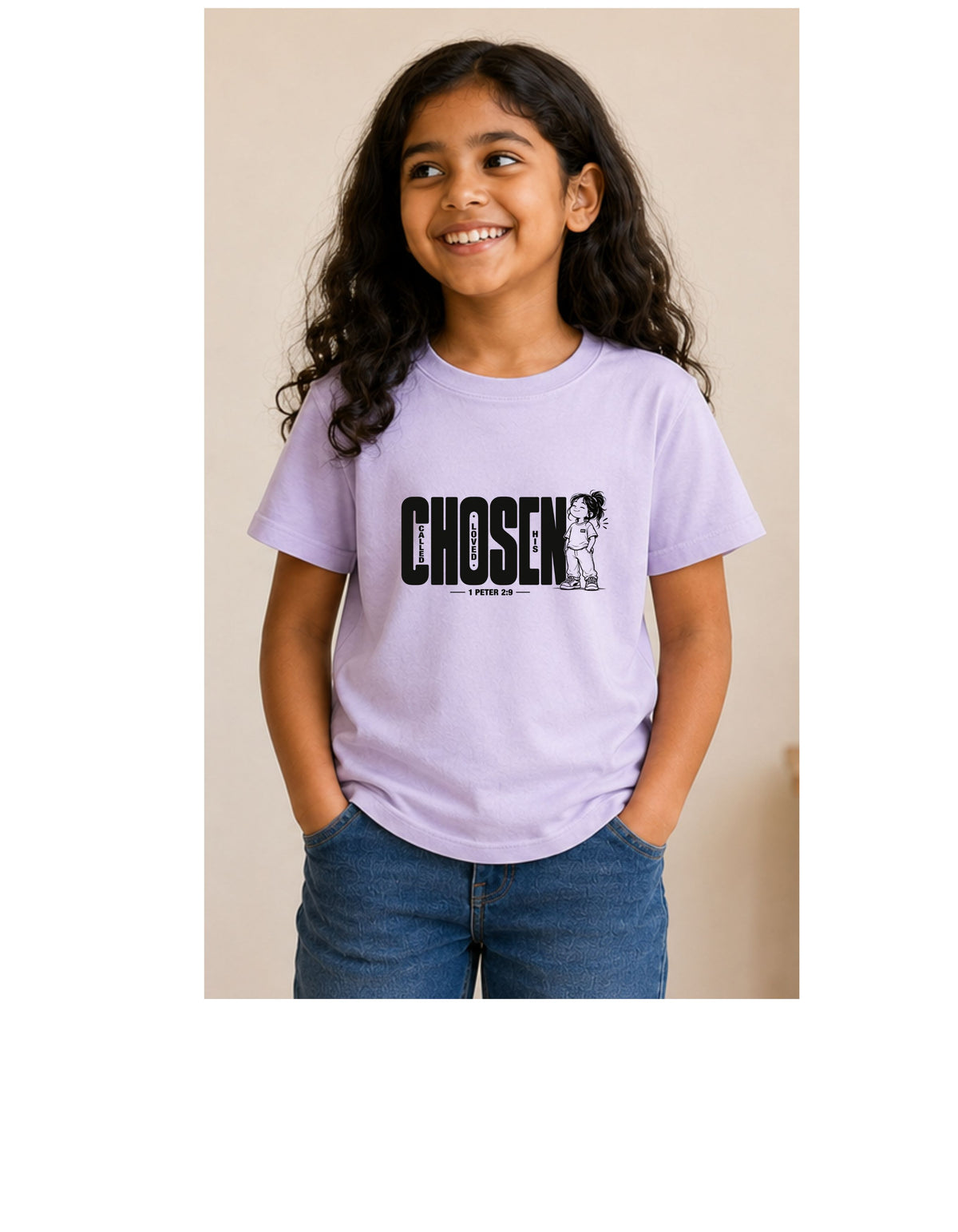 Chosen – 1 Peter 2:9 Christian Kids’ T-Shirt