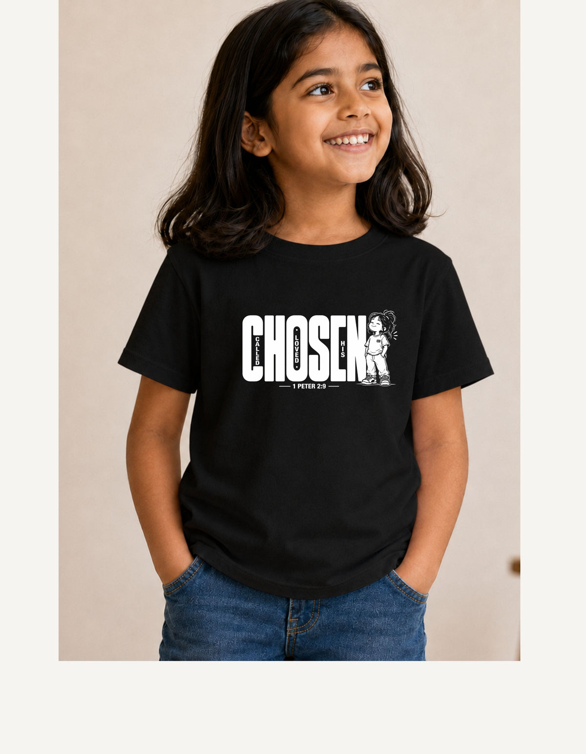 Chosen – 1 Peter 2:9 Christian Kids’ T-Shirt