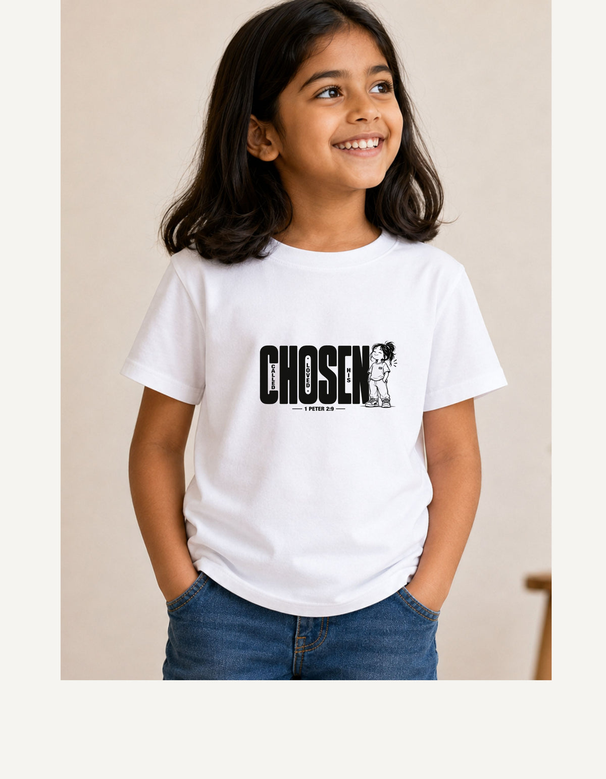Chosen – 1 Peter 2:9 Christian Kids’ T-Shirt