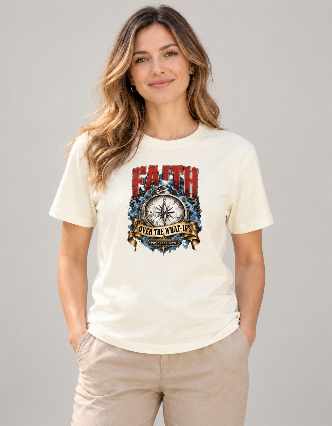 Faith Over the What-Ifs – Proverbs 3:5–6 Christian Unisex T-Shirt
