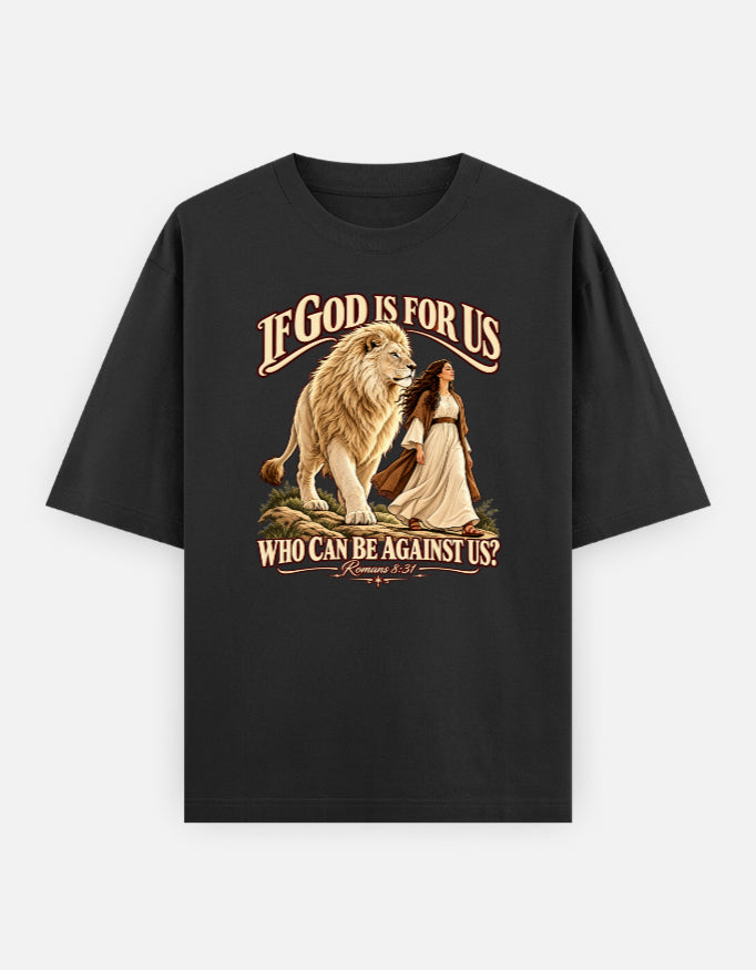 If God Is for Us – Romans 8:31 Christian T-Shirt -WOMEN