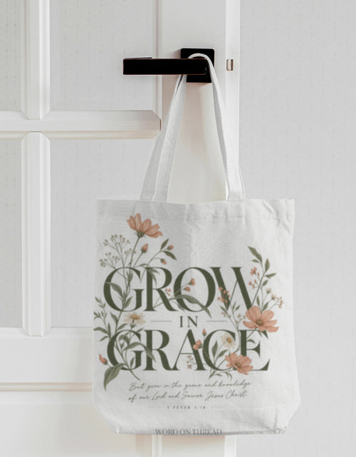 Grow in Grace – Unisex AOP Zipper Tote Bag