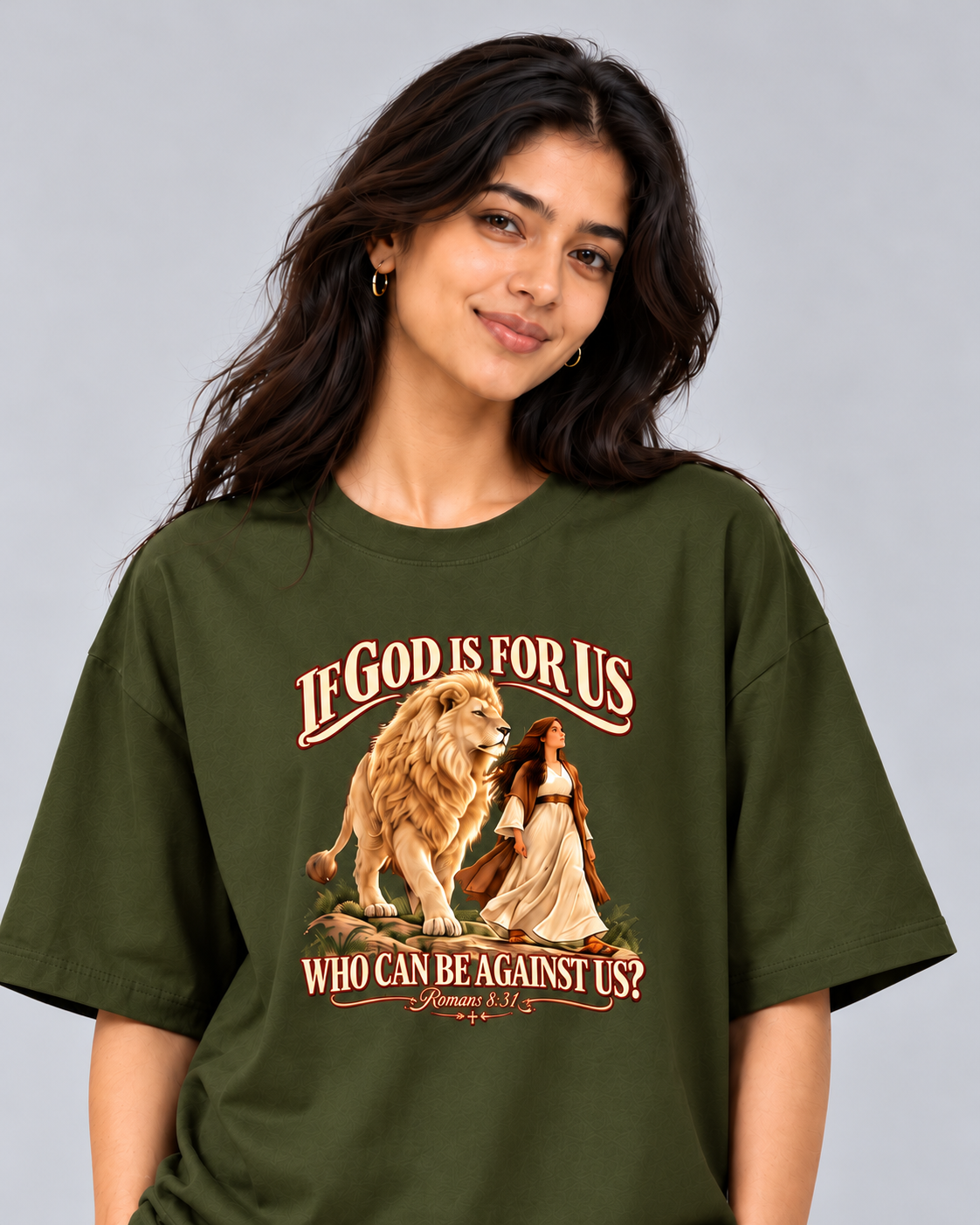 If God Is for Us – Romans 8:31 Christian T-Shirt -WOMEN